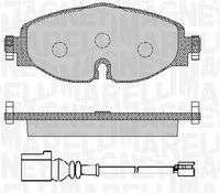 MAGNETI MARELLI PF0715 - Lado de montaje: Eje trasero<br>Altura 1 [mm]: 52<br>Altura 2 [mm]: 57<br>Contacto avisador de desgaste: no preparado para indicador de desgaste<br>Sistema de frenos: ATE<br>Ancho 1 [mm]: 122<br>Espesor/grosor 1 [mm]: 16<br>