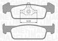 MAGNETI MARELLI PF0718 - Juego de pastillas de freno