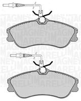 MAGNETI MARELLI PF0786 - Lado de montaje: Eje delantero<br>Sistema de frenos: TRW<br>Número de WVA: 23346<br>Longitud 1 [mm]: 130<br>Altura 1 [mm]: 56,3<br>Espesor/grosor 1 [mm]: 19<br>