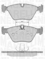 MAGNETI MARELLI PF0159 - Juego de pastillas de freno