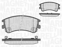 MAGNETI MARELLI PF0295 - Juego de pastillas de freno