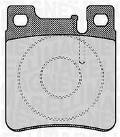 MAGNETI MARELLI PF0303 - Juego de pastillas de freno