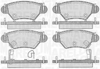 MAGNETI MARELLI PF0357 - Lado de montaje: Eje trasero<br>Sistema de frenos: TRW<br>Número de WVA: 23417<br>Longitud 1 [mm]: 95,4<br>Altura 1 [mm]: 42,7<br>Espesor/grosor 1 [mm]: 15<br>Contacto avisador de desgaste: con avisador acústico de desgaste<br>Número de indicadores de desgaste [por eje]: 2<br>