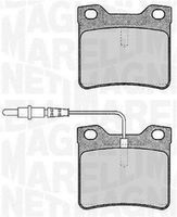 MAGNETI MARELLI PF0375 - Juego de pastillas de freno