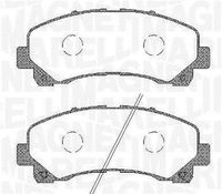 MAGNETI MARELLI PF0449 - Juego de pastillas de freno