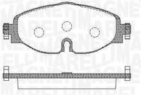 MAGNETI MARELLI PF0716 - Lado de montaje: Eje delantero<br>Sistema de frenos: TRW<br>Número de WVA: 25086<br>Longitud 1 [mm]: 160<br>Altura 1 [mm]: 64,5<br>Espesor/grosor 1 [mm]: 20,3<br>Contacto avisador de desgaste: con sensor de desgaste incorporado<br>Número de indicadores de desgaste [por eje]: 1<br>Longitud contacto de aviso [mm]: 170<br>