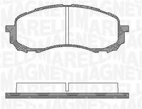 MAGNETI MARELLI PF0400 - Juego de pastillas de freno