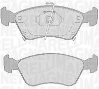 MAGNETI MARELLI PF0532 - Juego de pastillas de freno