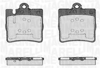 MAGNETI MARELLI PF0553 - Juego de pastillas de freno