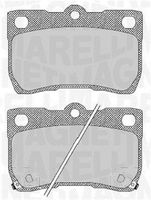 MAGNETI MARELLI PF0638 - Juego de pastillas de freno