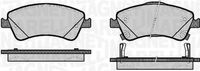 MAGNETI MARELLI PF0665 - Juego de pastillas de freno