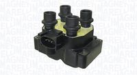 MAGNETI MARELLI BAEQ036 - Cantidad: 1<br>Tensión [V]: 14<br>Peso [kg]: 1,04<br>Resistencia [Ohm]: 0,5<br>Equipamiento de vehículo: para vehículos sin distribuidor de encendido<br>Número de enchufes de contacto: 3<br>Cant. entradas/salidas: 4<br>Bobina de encendido: Versión de conexión DIN<br>Forma del enchufe: oval<br>Resistencia [kOhm]: 13,4<br>peso neto [kg]: 0,996<br>