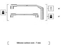 JAPKO 132508 - Juego de cables de encendido