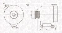 MAGNETI MARELLI MQA1139 - Alternador