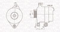 MAGNETI MARELLI MQA1258 - Alternador