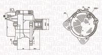 MAGNETI MARELLI MQA1260 - Alternador