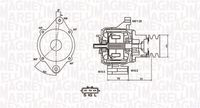 MAGNETI MARELLI MQA1367 - Alternador