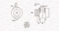 MAGNETI MARELLI MQA1530 - Alternador