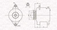 MAGNETI MARELLI MQA1615 - Alternador