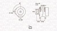 MAGNETI MARELLI MQA1627 - Alternador