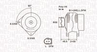 MAGNETI MARELLI MQA1644 - Alternador