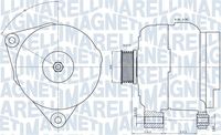 MAGNETI MARELLI MQA1658 - Alternador