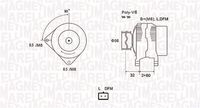 MAGNETI MARELLI MQA1662 - Alternador