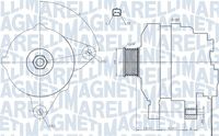 MAGNETI MARELLI MQA1665 - Alternador