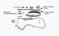 FEBI BILSTEIN 103705 - Kit tornilos, ruedas dentadas (cadena distribución)