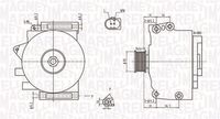 MAGNETI MARELLI MQA1701 - Alternador