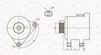 MAGNETI MARELLI MQA1782 - Equipamiento de vehículo: para vehículos con sistema Start&Stop<br>Corriente de carga alternador [A]: 180<br>Modelo red de a bordo: para vehículos con red de a bordo 12V<br>Tensión [V]: 14<br>Poleas: con polea de rueda libre<br>poleas - Ø [mm]: 56<br>Número de nervaduras: 6<br>Pinza: M8 B+<br>Pinza: Com/Lin2-D<br>ID del modelo de conector: 0239<br>Diámetro de orificio 1 [mm]: 8<br>peso neto [kg]: 7,6<br>