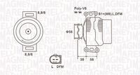 MAGNETI MARELLI MQA1811 - Alternador