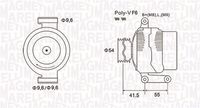 MAGNETI MARELLI MQA1855 - Alternador