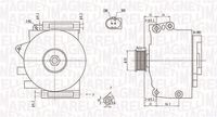 MAGNETI MARELLI MQA1859 - Alternador