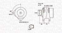 MAGNETI MARELLI MQA1904 - Alternador