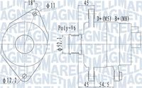 MAGNETI MARELLI MQA2048 - Alternador