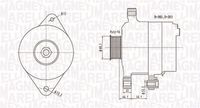 MAGNETI MARELLI MQA2062 - Alternador