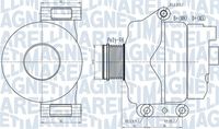 MAGNETI MARELLI MQA2132 - Alternador