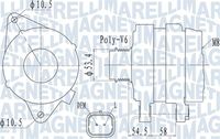 MAGNETI MARELLI MQA2142 - Corriente de carga alternador [A]: 130<br>Modelo red de a bordo: para vehículos con red de a bordo 12V<br>Tensión [V]: 14<br>Poleas: con polea de rueda libre<br>poleas - Ø [mm]: 54<br>Número de nervaduras: 6<br>Pinza: M8 B+<br>Pinza: L-DFM<br>ID del modelo de conector: 0248<br>Diámetro de orificio 1 [mm]: 10<br>peso neto [kg]: 6,23<br>