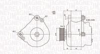 MAGNETI MARELLI MQA829 - Alternador