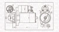 MAGNETI MARELLI MQS1202 - Motor de arranque