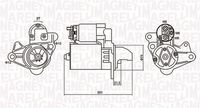 MAGNETI MARELLI MQS1254 - Motor de arranque