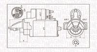 MAGNETI MARELLI MQS1421 - Motor de arranque