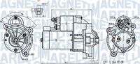 MAGNETI MARELLI MQS581 - Potencia nominal [kW]: 0,7<br>Tensión [V]: 12<br>Número de dientes: 8<br>Número de dientes: 9<br>Sentido de giro: Sentido de giro a la derecha (horario)<br>Pinza: M8 B+<br>Pinza: M5<br>ID del modelo de conector: M5<br>Cantidad de agujeros de fijación: 3<br>Cant. taladros roscados: 1<br>peso neto [kg]: 3,2<br>