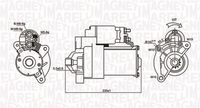 MAGNETI MARELLI MQS594 - Motor de arranque