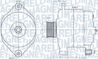 MAGNETI MARELLI MQA1343 - Alternador