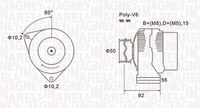 MAGNETI MARELLI MQA1491 - Alternador