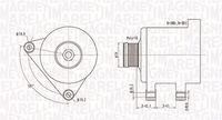 MAGNETI MARELLI MQA1553 - Alternador