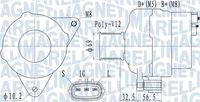 MAGNETI MARELLI MQA1633 - Alternador