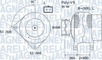 MAGNETI MARELLI MQA1645 - Alternador